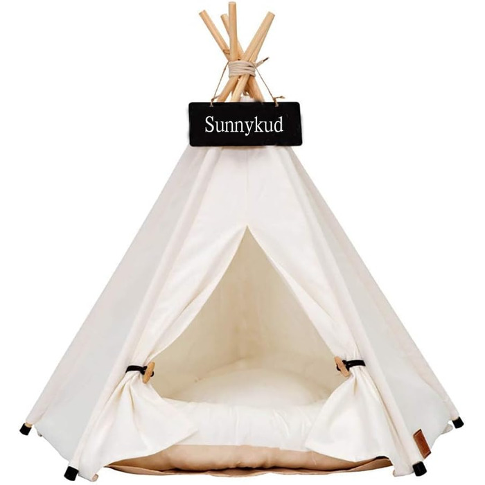 Намет для домашніх тварин Sunnykud Teepee з подушкою (M 50x50x60см)