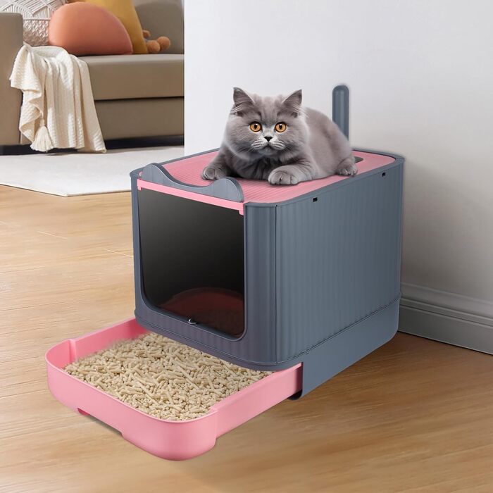 Котячий туалет з ящиком і лопаткою