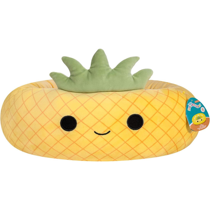 Ліжко для домашніх тварин Squishmallows Maui Ананас, 50,8 см, ультрам'яке, офіційне плюшеве ліжко