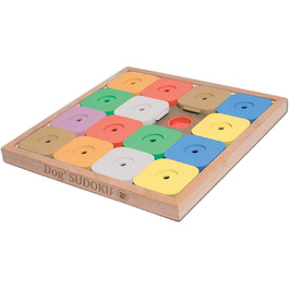 Інтерактивна іграшка-головоломка для собак Sudoku Genie Color – розвиваюча іграшка для інтелекту собак