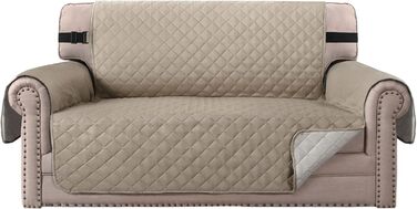 Двомісний чохол loveseat чохол сірий/бежевий