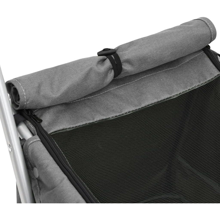 Складна коляска для собак 100x49x96см (Сірий)