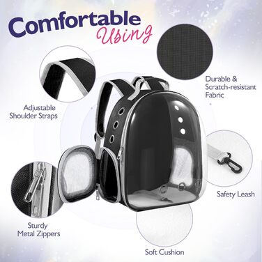 Рюкзак Pawaboo Cat, сумка Bubble Tote чорна
