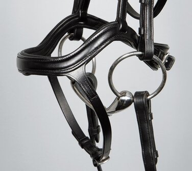 Анатомічна вуздечка Harry's Horse, чорна, розмір cob