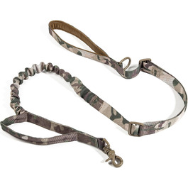 Повідець для собак JiePai Tactical Bungee, 1,8 м, камуфляж