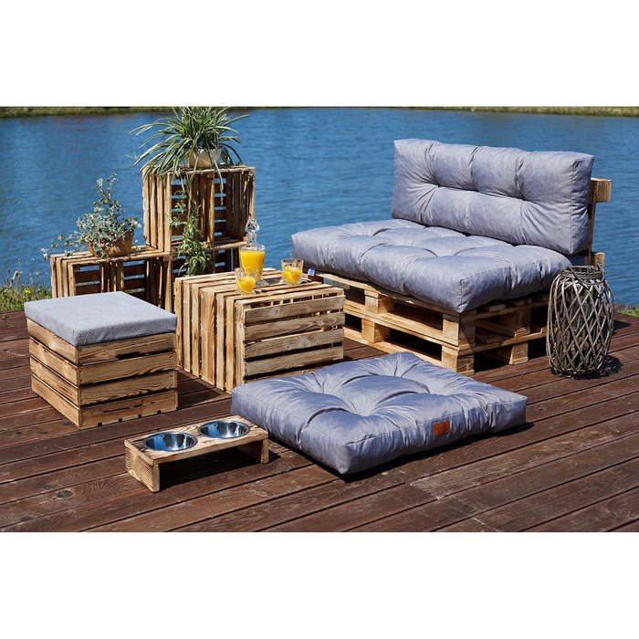 Ліжко Benny Dog Comfort , Оксфорд тканина, сірий, L 76x50x10см