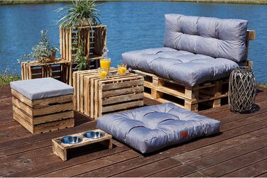 Ліжко Benny Dog Comfort , Оксфорд тканина, сірий, L 76x50x10см