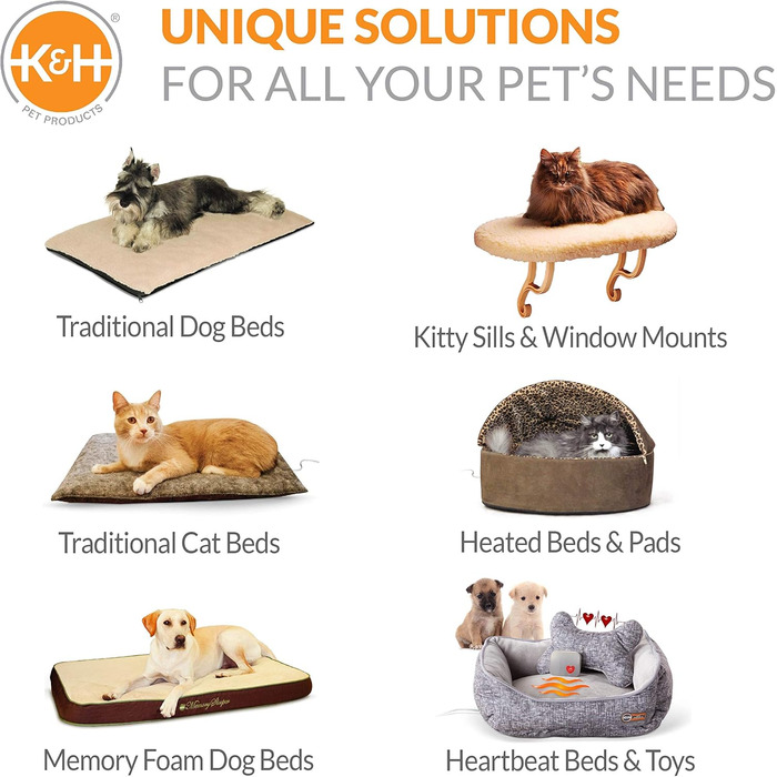 Портативне автокрісло для дрібних домашніх тварин K&H Pet, сіре
