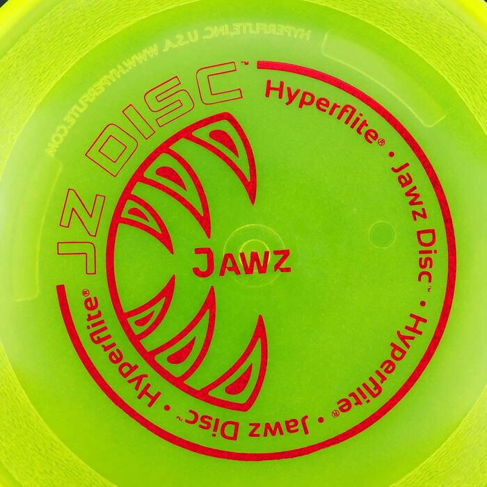 Фрізбі для собак Hyperflite K10 Jawz, надміцне, жовте, з X-Flash антивідблиском