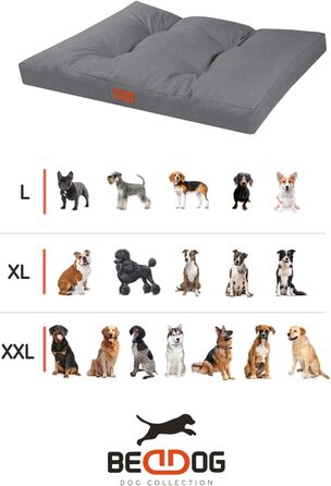 Ліжко Benny Dog Comfort , Оксфорд тканина, сірий, L 76x50x10см