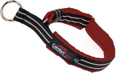 Комфортний нашийник-удавка ComfortFlex, 3,8 см, відбивний, регульований, повністю м'який, нейлон, для середніх собак, безпечний, контроль, обмежене ковзання