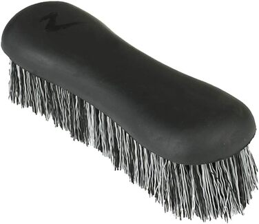 Щітка для коней HORZE Softgrip з короткою щетиною, чорна