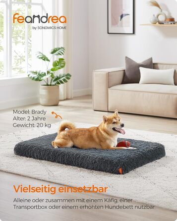 Ліжко для собак Feandrea Orthopaedic XXL, Ombr-Grey