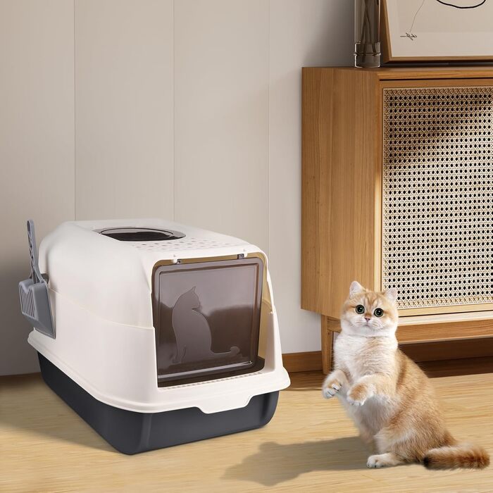 Котячий туалет з ящиком і лопаткою