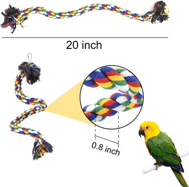 Іграшка Andiker Bird альпіністська мотузка та гойдалки (50см)